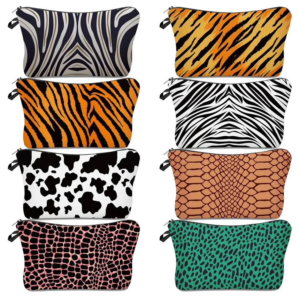 Waterproof Small Travel Cosmetic Makeup Bag with Zipper 2
