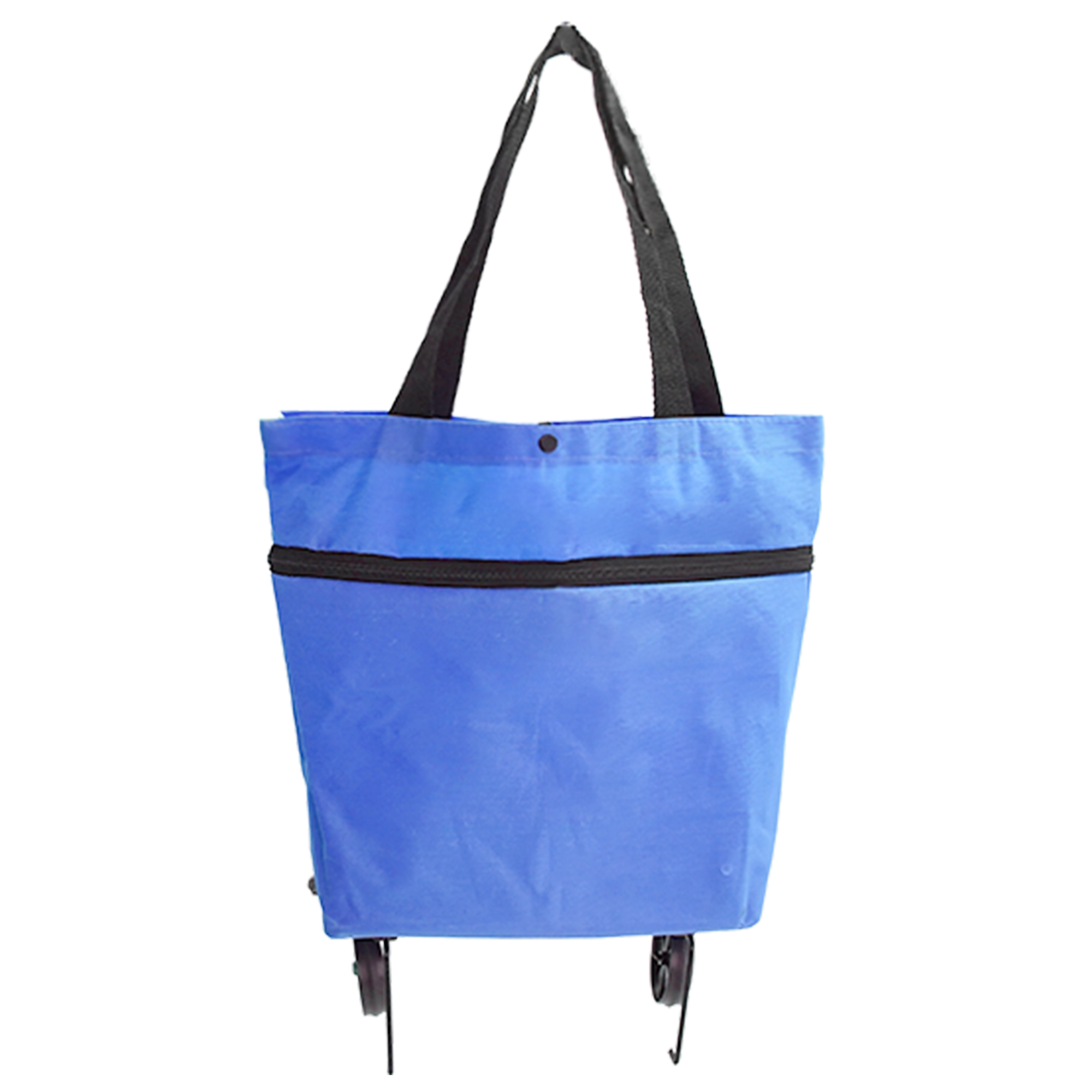 Foldable Oxford Fabric Shopping Trolley with Wheels 6
