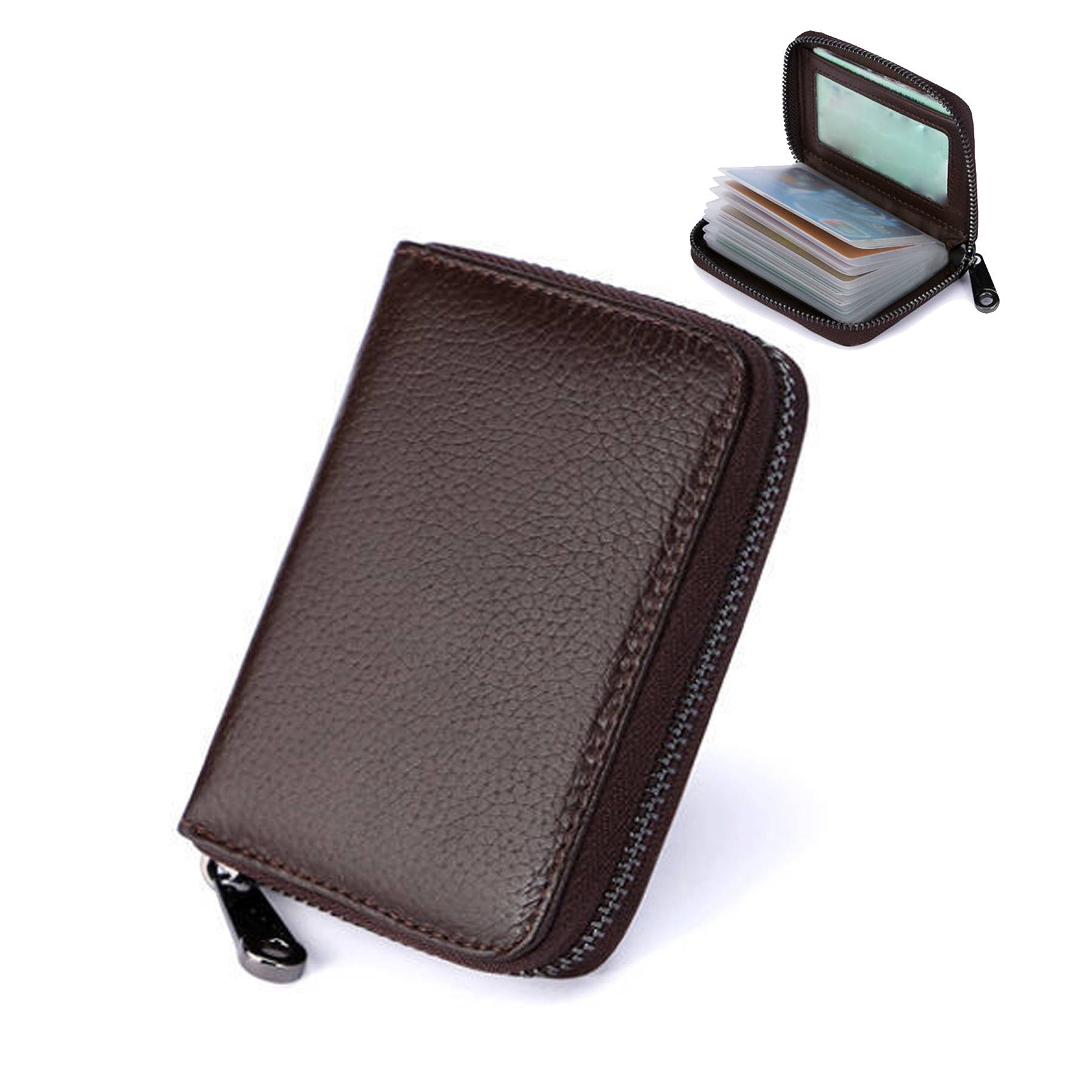 PU Anti Theft Wallet Card Case 5