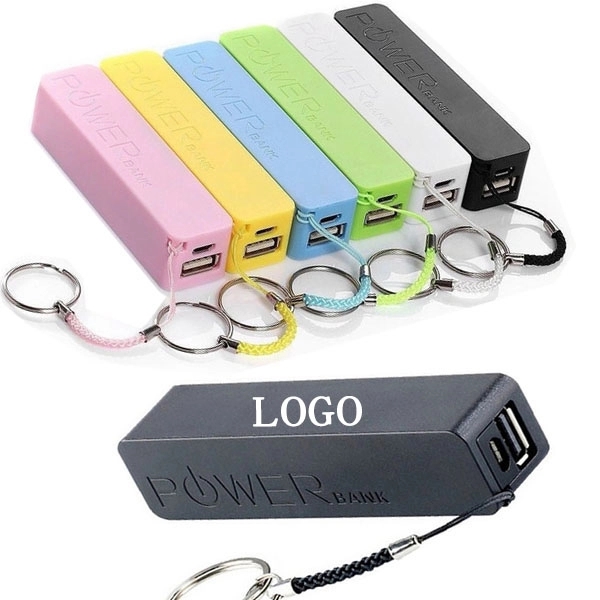 Portable 2600 mAh Power Bank with Keychain 5