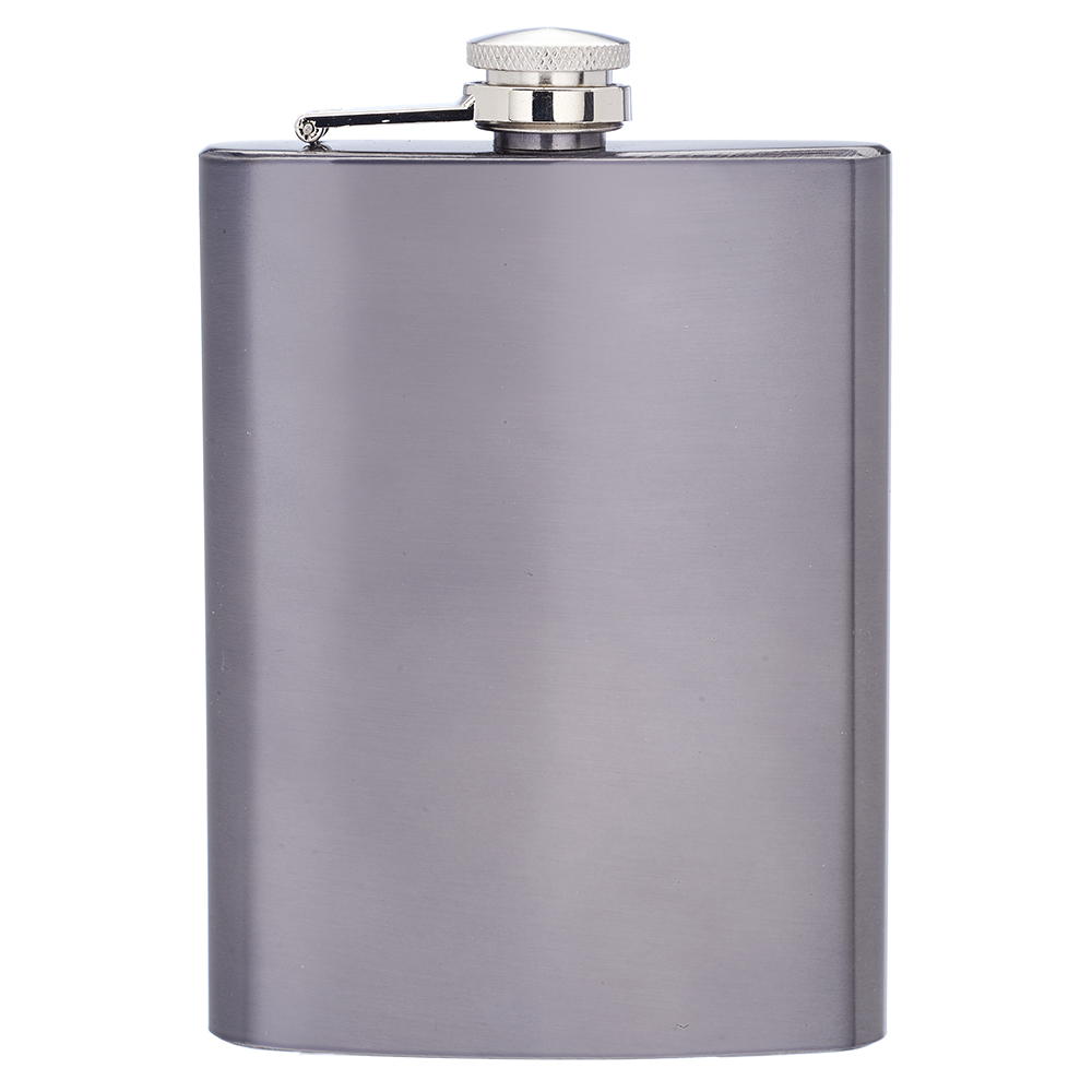 8 oz. Verano Stainless Steel Hip Flasks 11