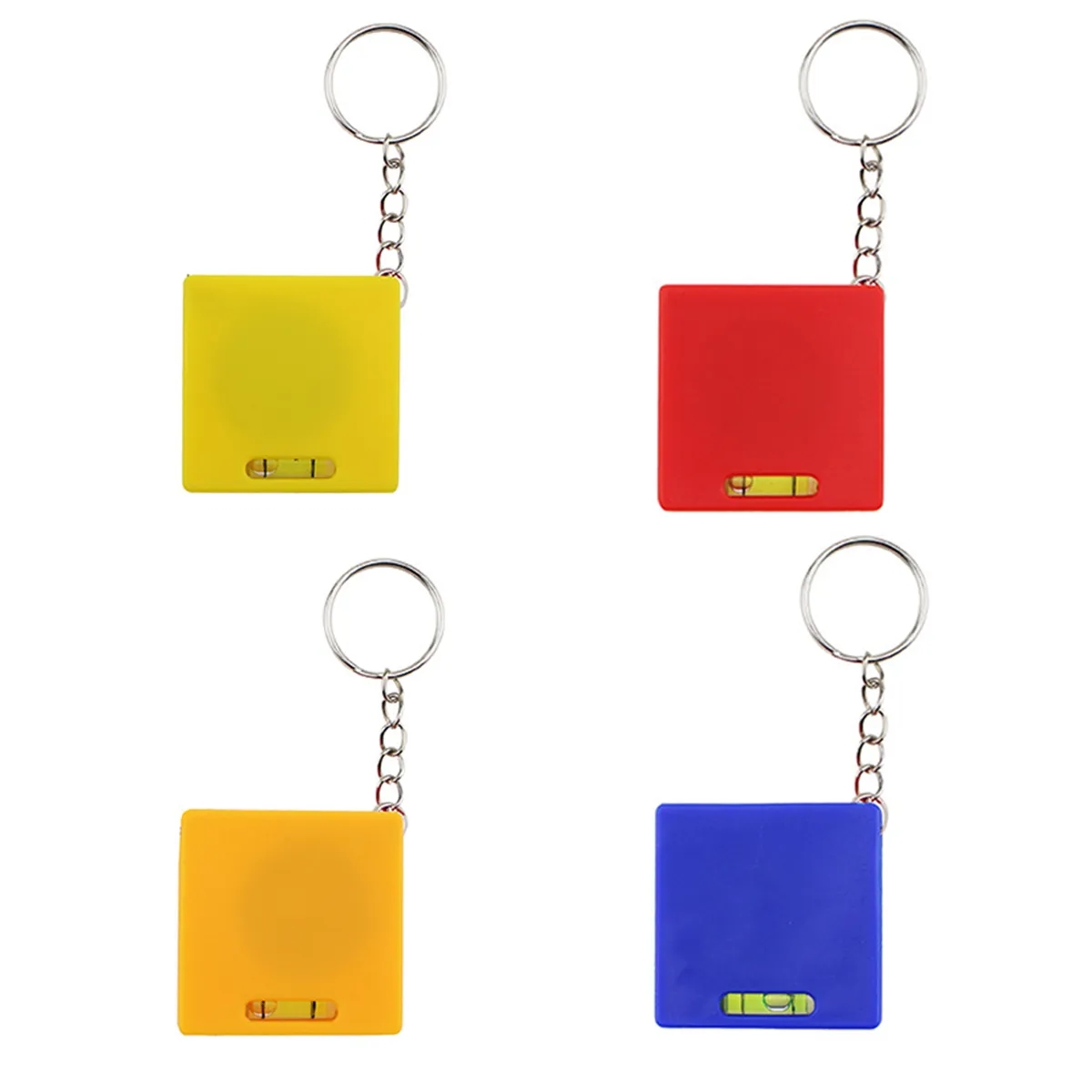 1meter Measuring Steel Tape With Bubble Level Keychain 4