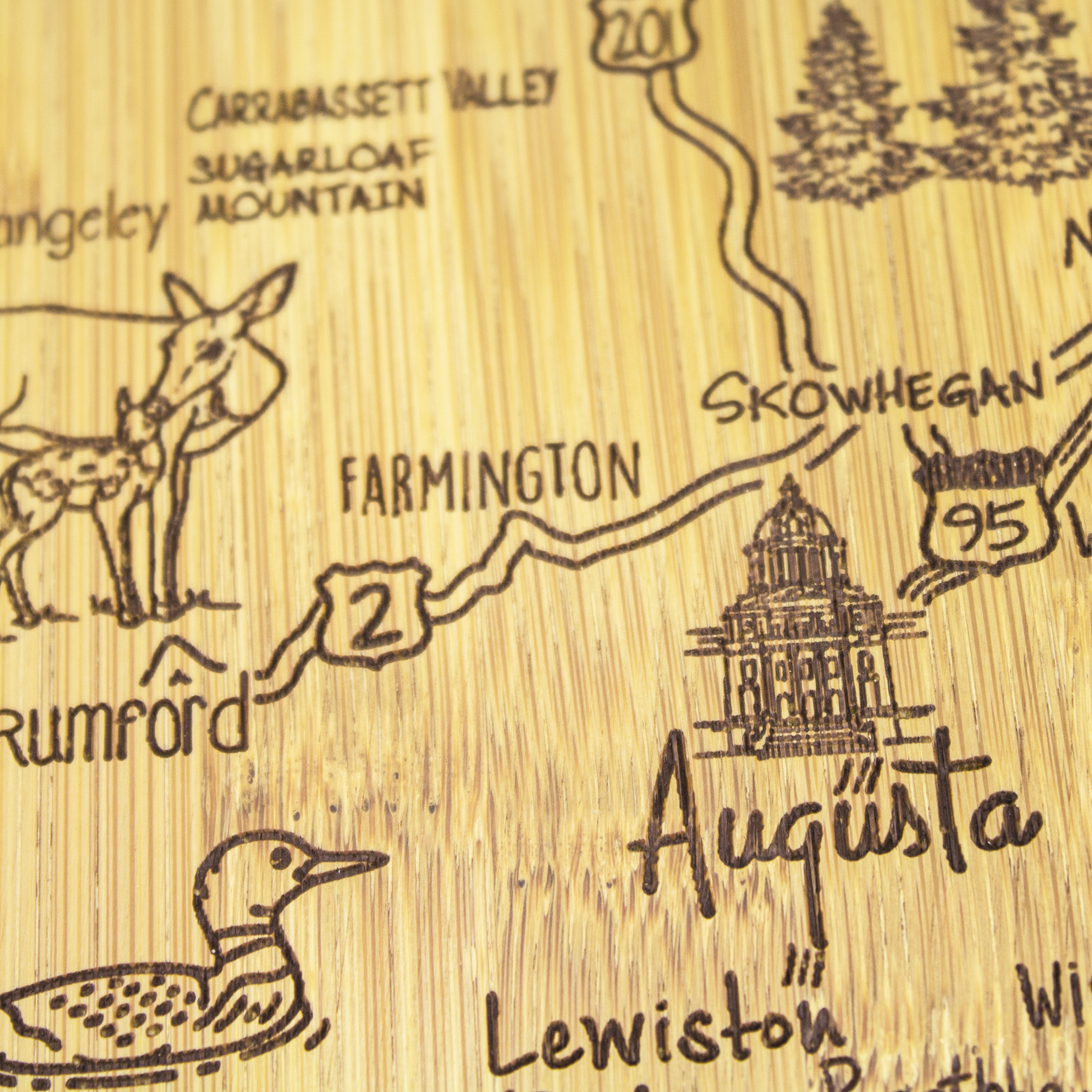 Destination Maine Cutting & Serving Board 3