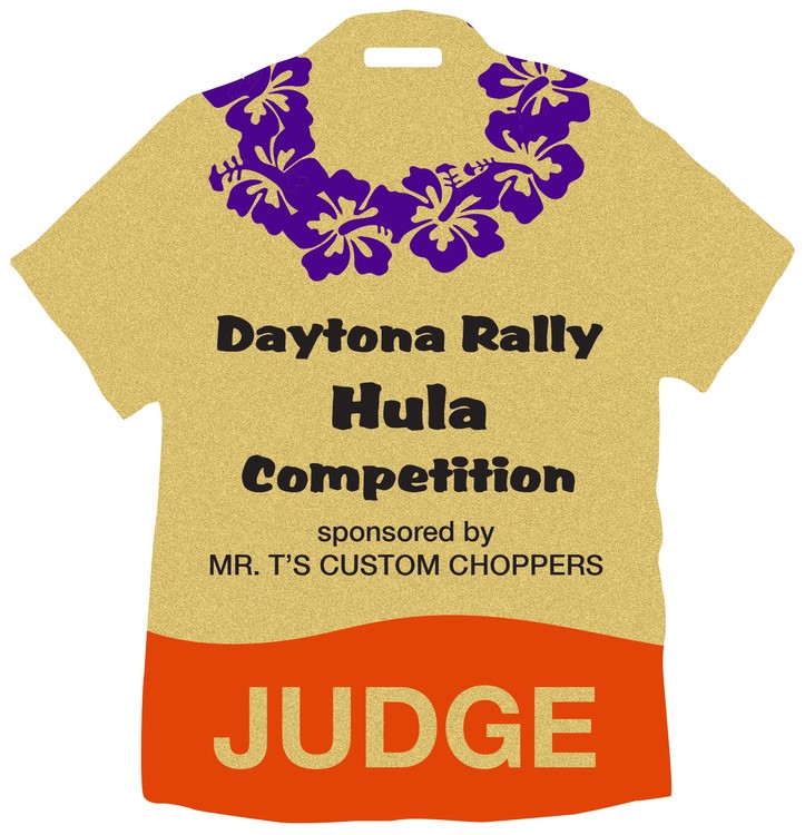 USA Made Laminated Paper Event Badge  20mil Budget-Friendly (5.25"x5") T-shirt Shape