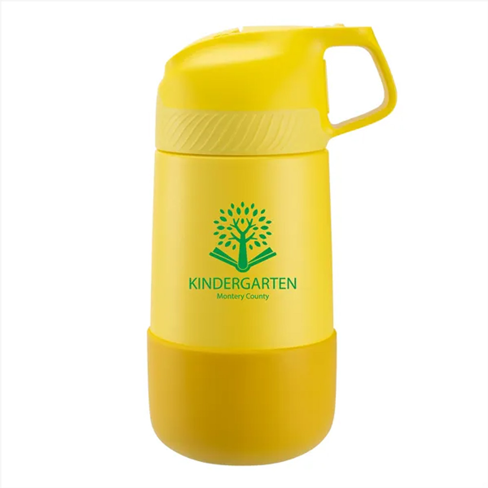 12 OZ. KID WATER BOTTLE W/POP UP STRAW LID 6