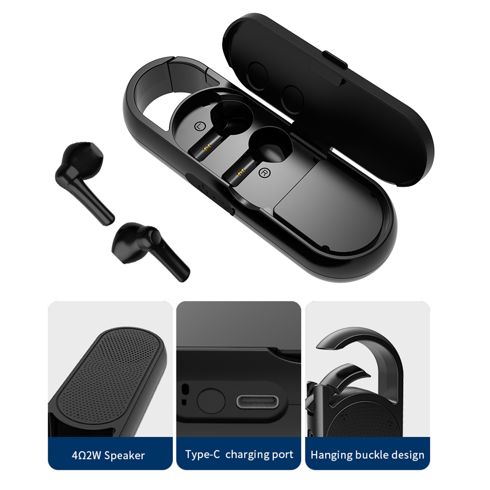 57th Street 2-in-1, Bluetooth Earbuds and Speaker 11