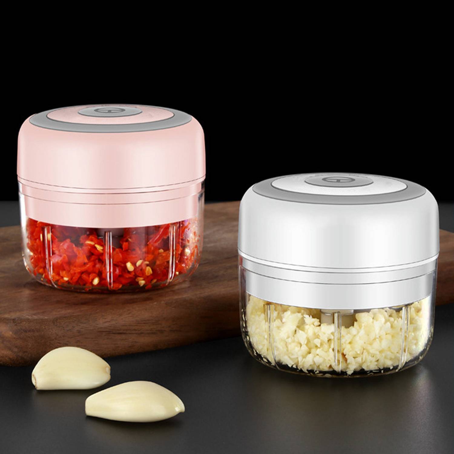 Portable Mini USB Electric Garlic Chopper 5