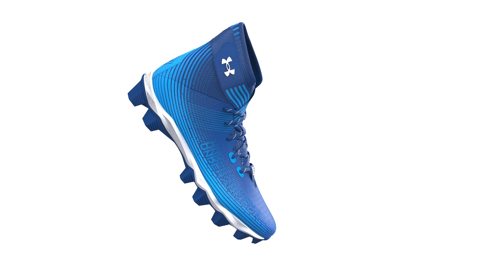UA Highlight Franchise Jr. Boys' Football Cleats 10