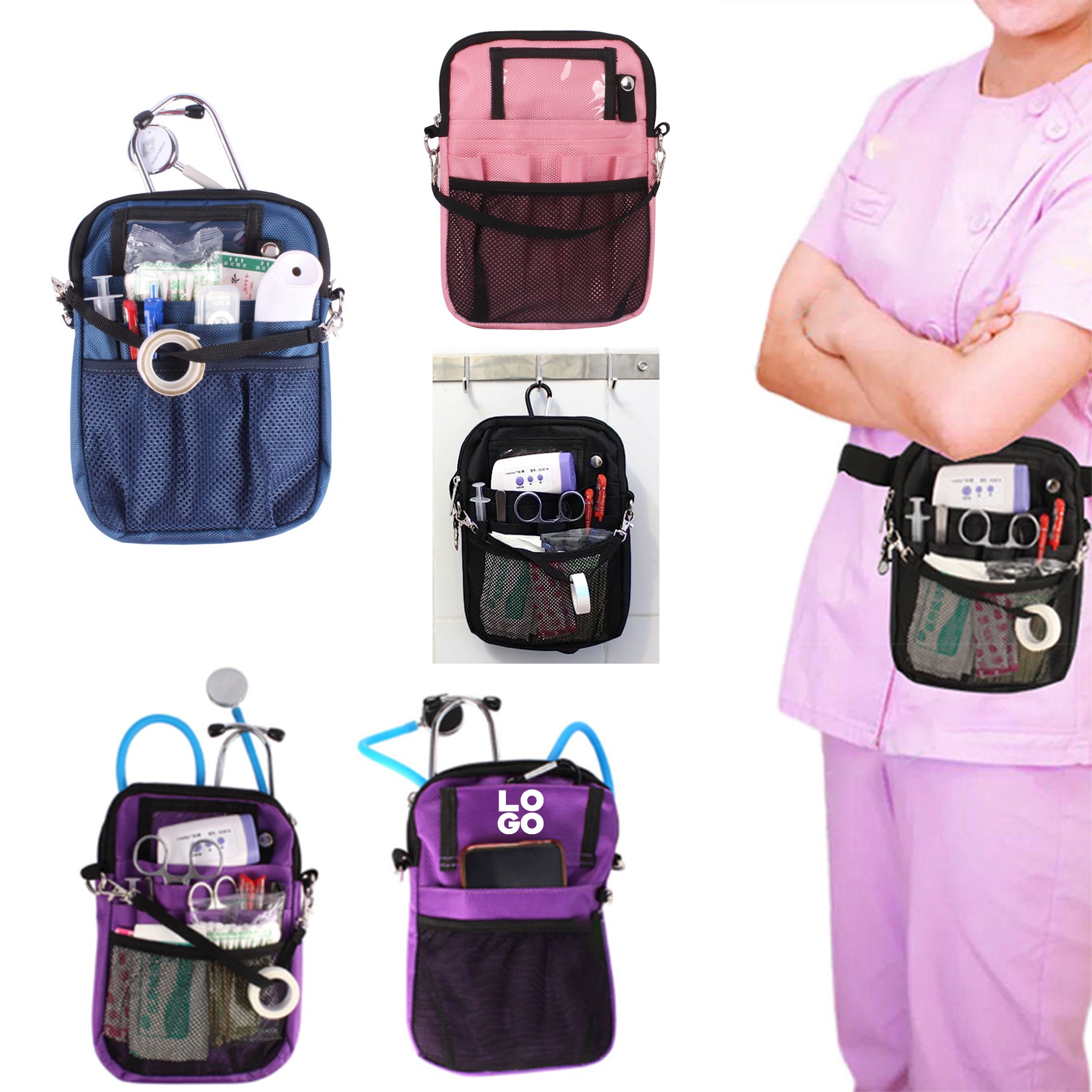 Multi Compartment Nurse Fanny Pack 1