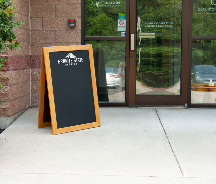 A-Frame Sidewalk Chalkboard No Legs