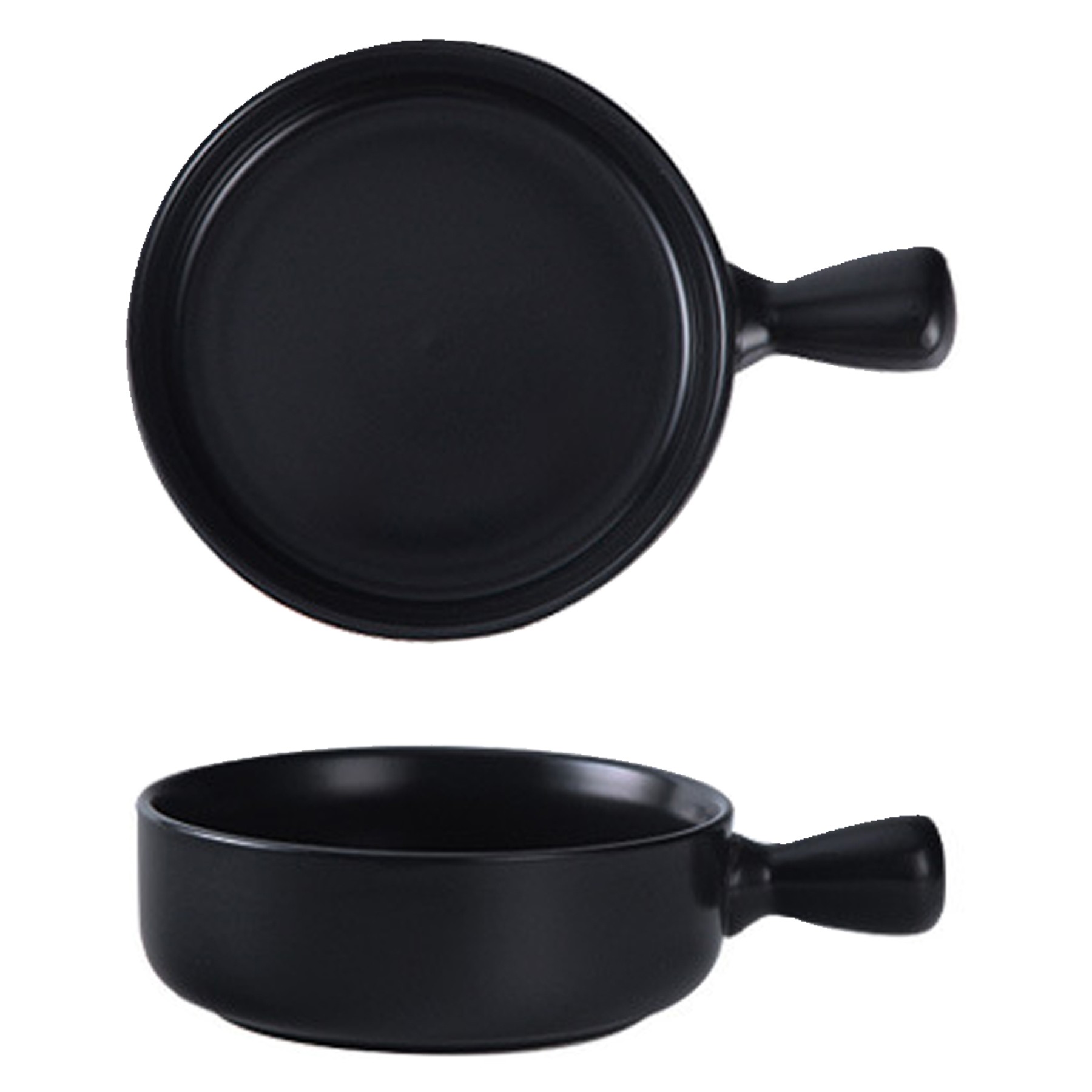 French Onion Soup Bowls W/ Handle 4