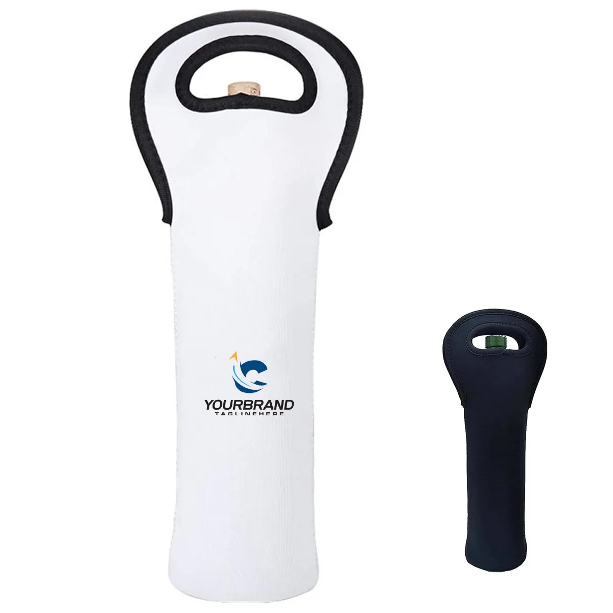 Neoprene Single Wine Bottle Holder Cooler Tote Bag 2