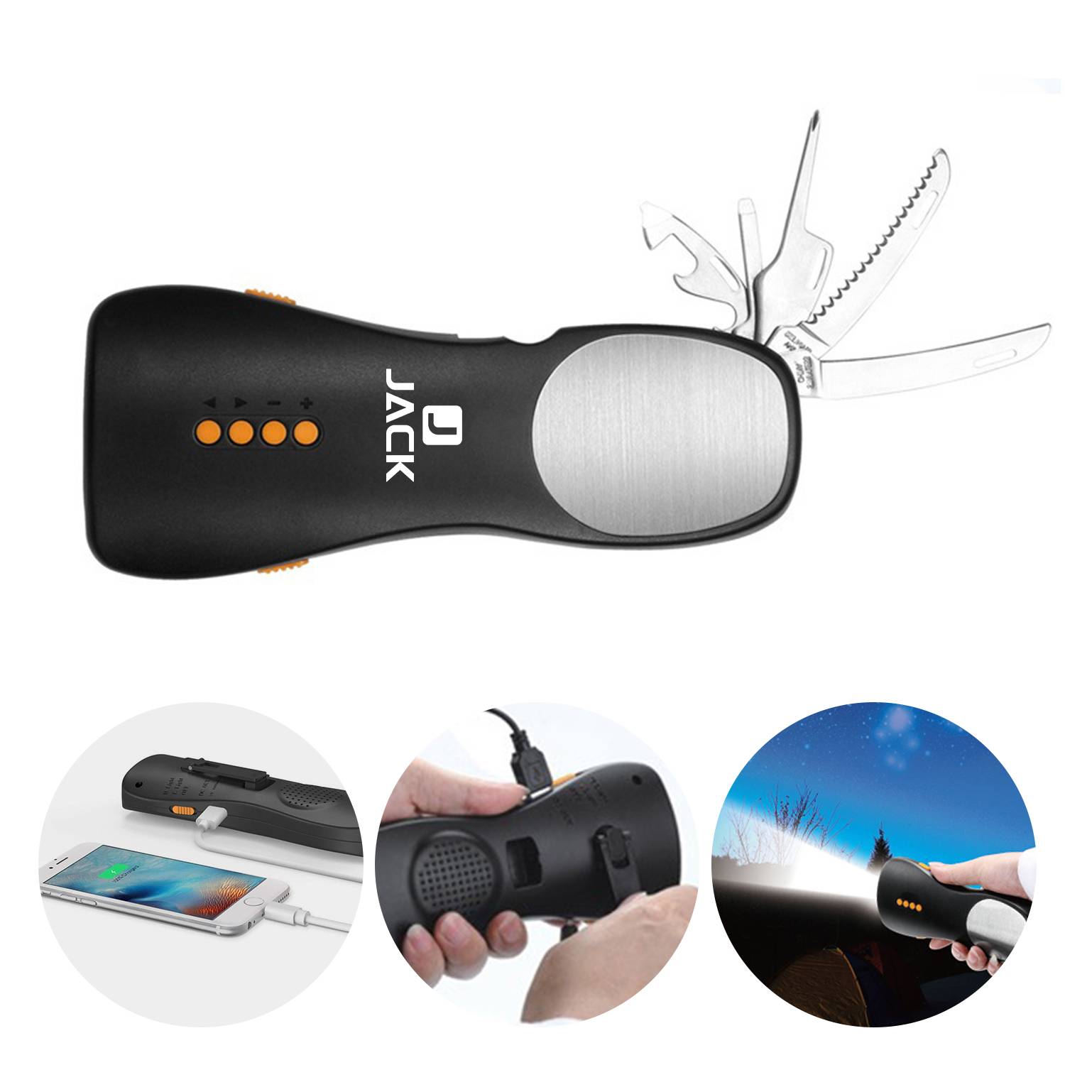 Multifunction Flashlight Hardware Tools 7