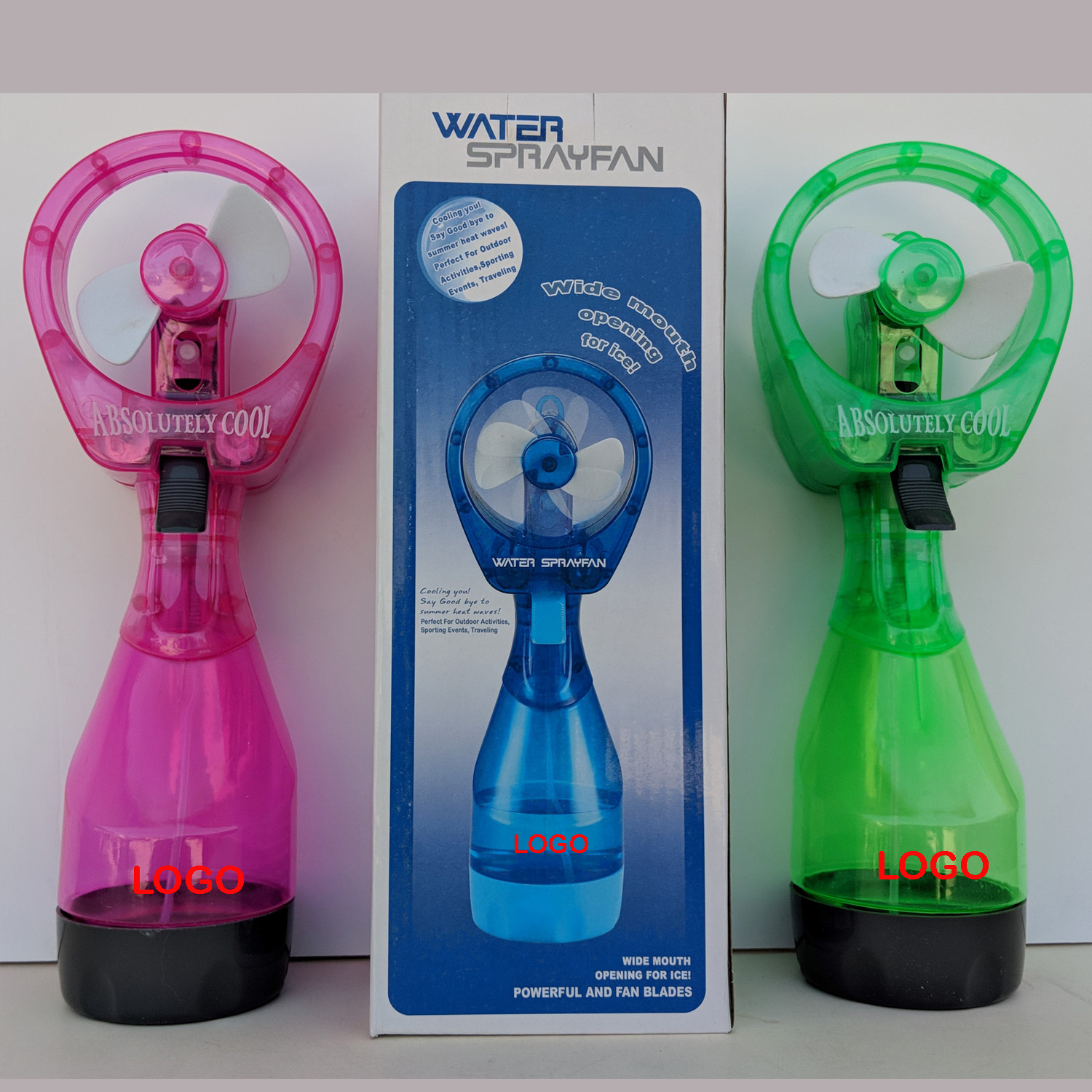 Water Spray Misting Handheld Fan 2