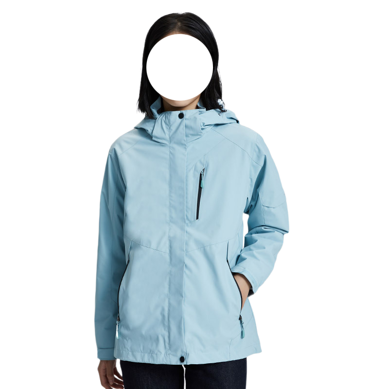Waterproof Detachable 2-layer Hiking Jacket & Outdoor Coat 2