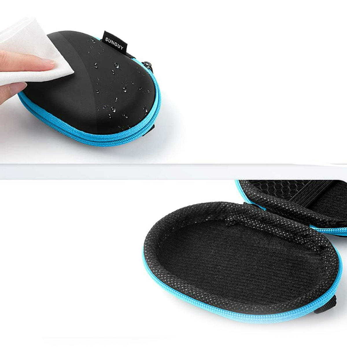 EVA Oval Earbud Cable Organizer Case 8