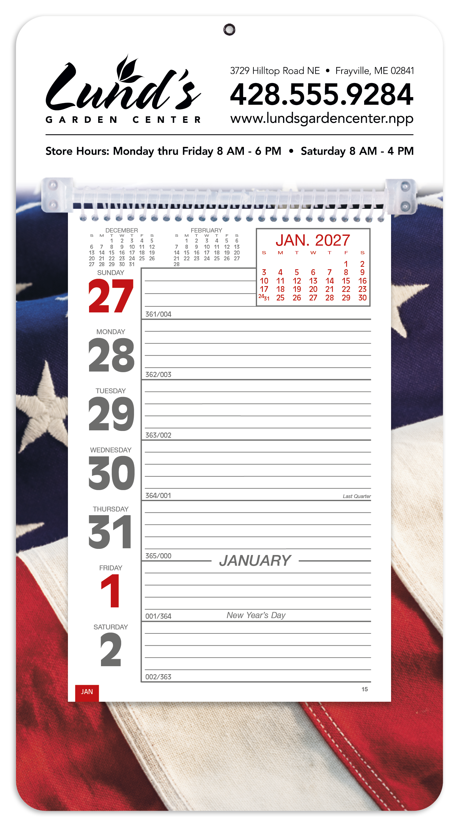 Triumph® Calendars Full-Color Weekly Memo Calendar 34