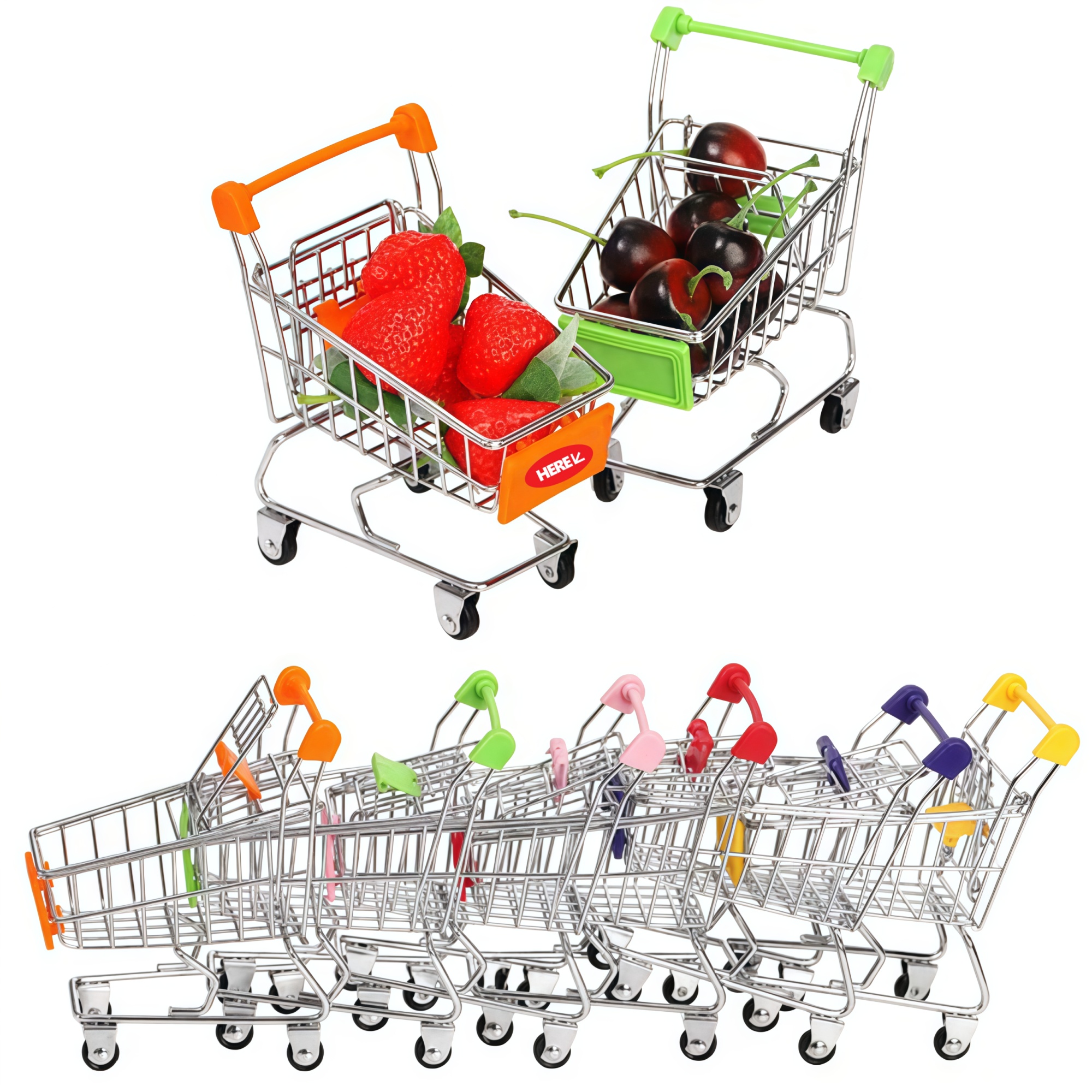 Mini Shopping Handcart Desk Decoration 3