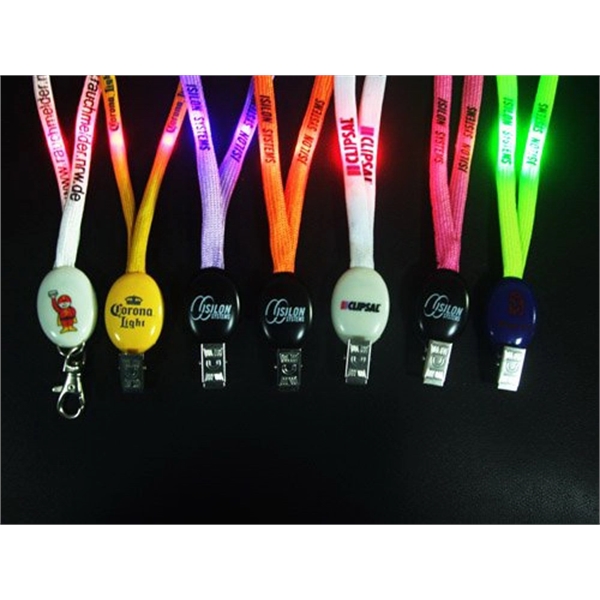 LED Flash Lanyards Necklace 3