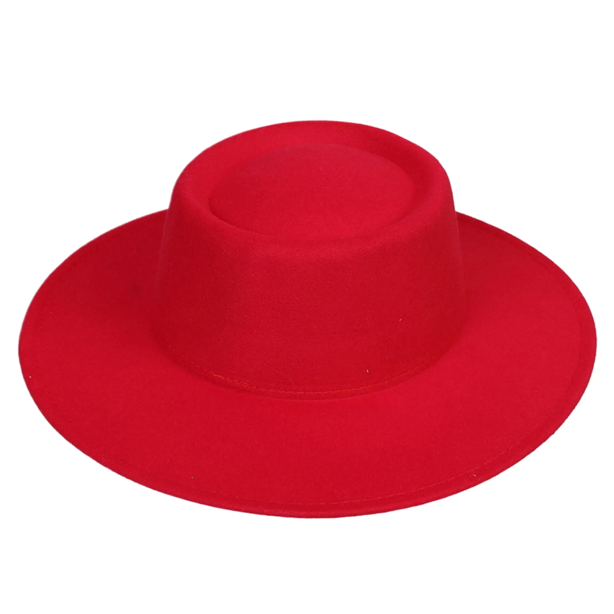 MOQ50 Wide Brim Vintage Fedora Hat 23