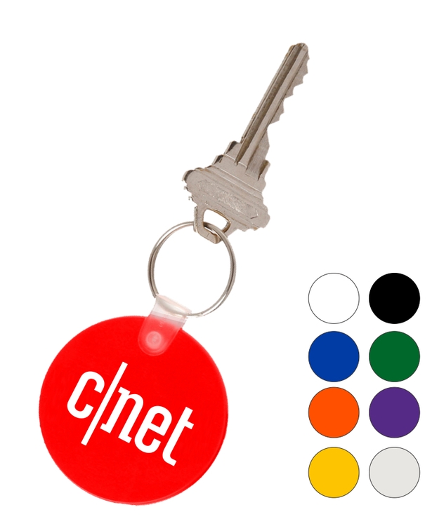 Round soft key tags Keychain 2