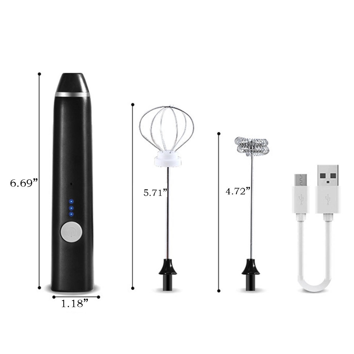 Portable Handheld Milk Frother 4