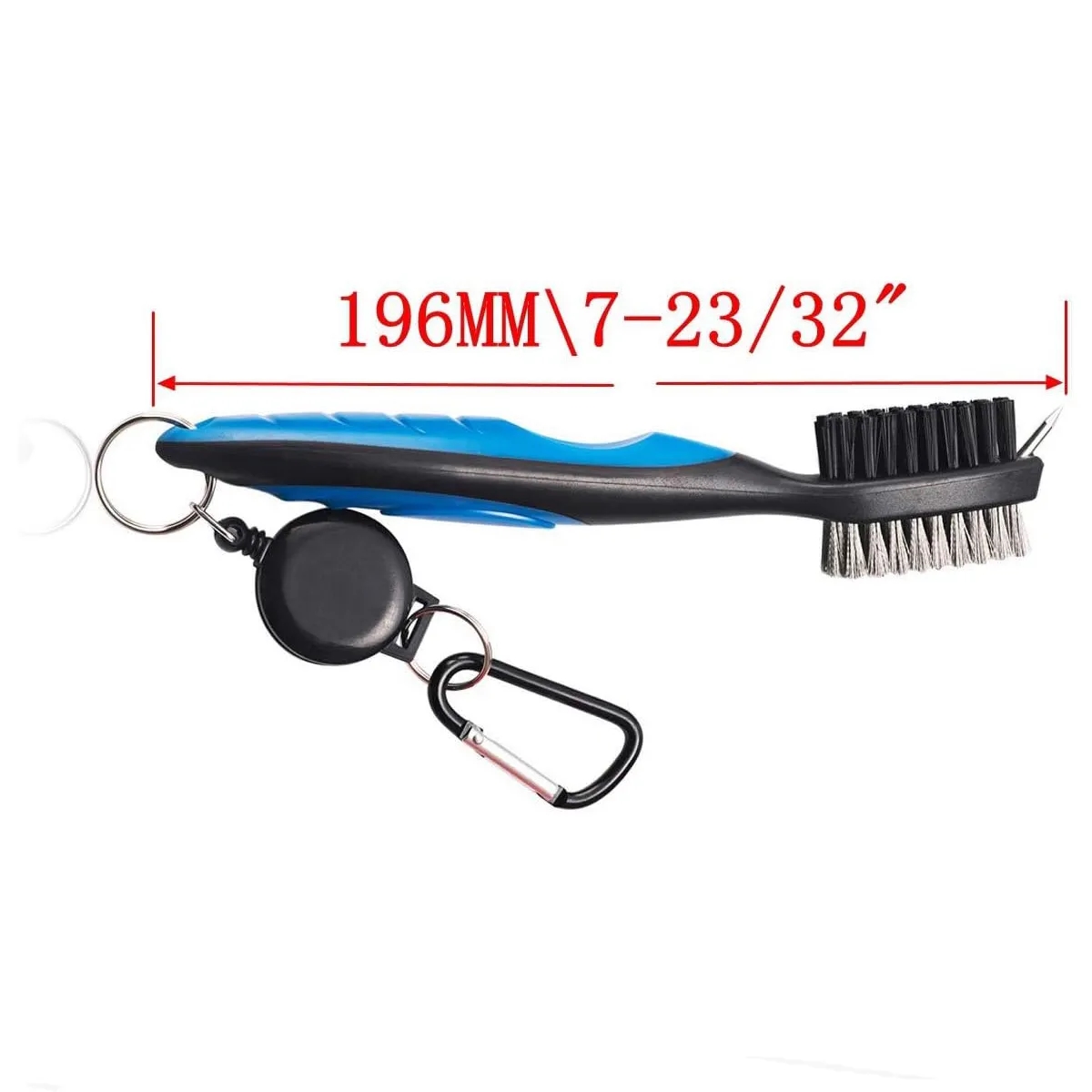 Portable Golf Club Brush and Groove Cleaner Brush 4