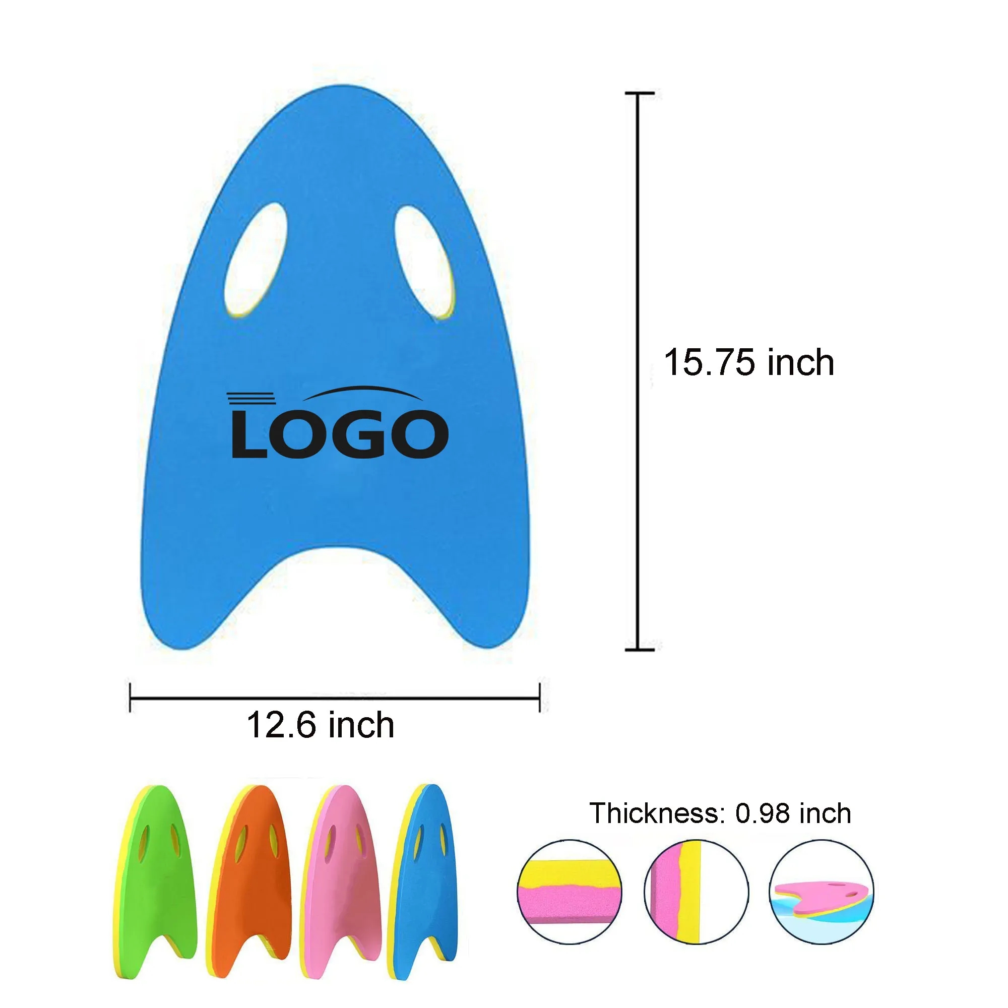 A Shape Sports Swimming Kickboard