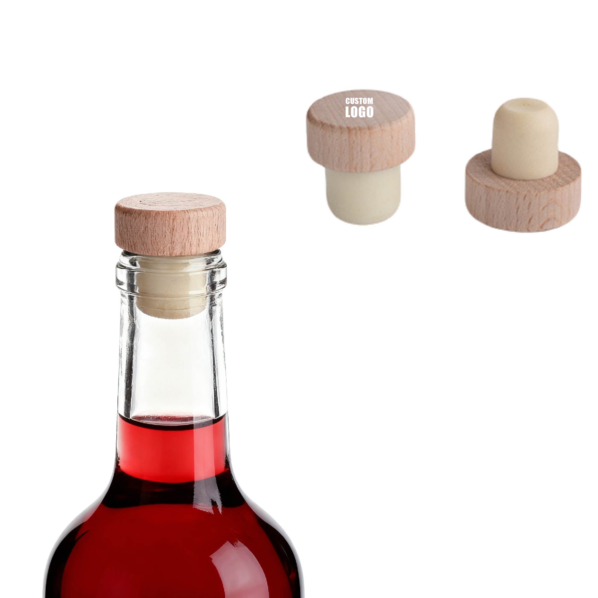MOQ 30 pcs Wine Bottle Cork 2