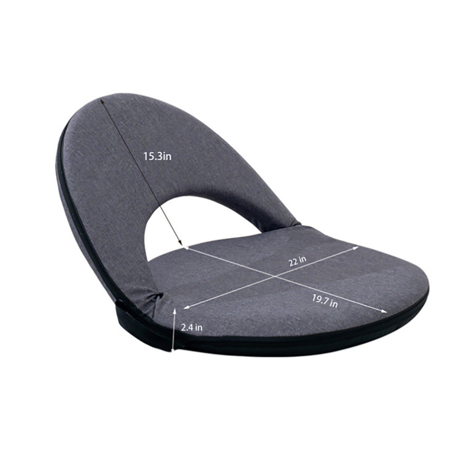 Oxford Portable Foldable Floor Chair Seat Cushion 5