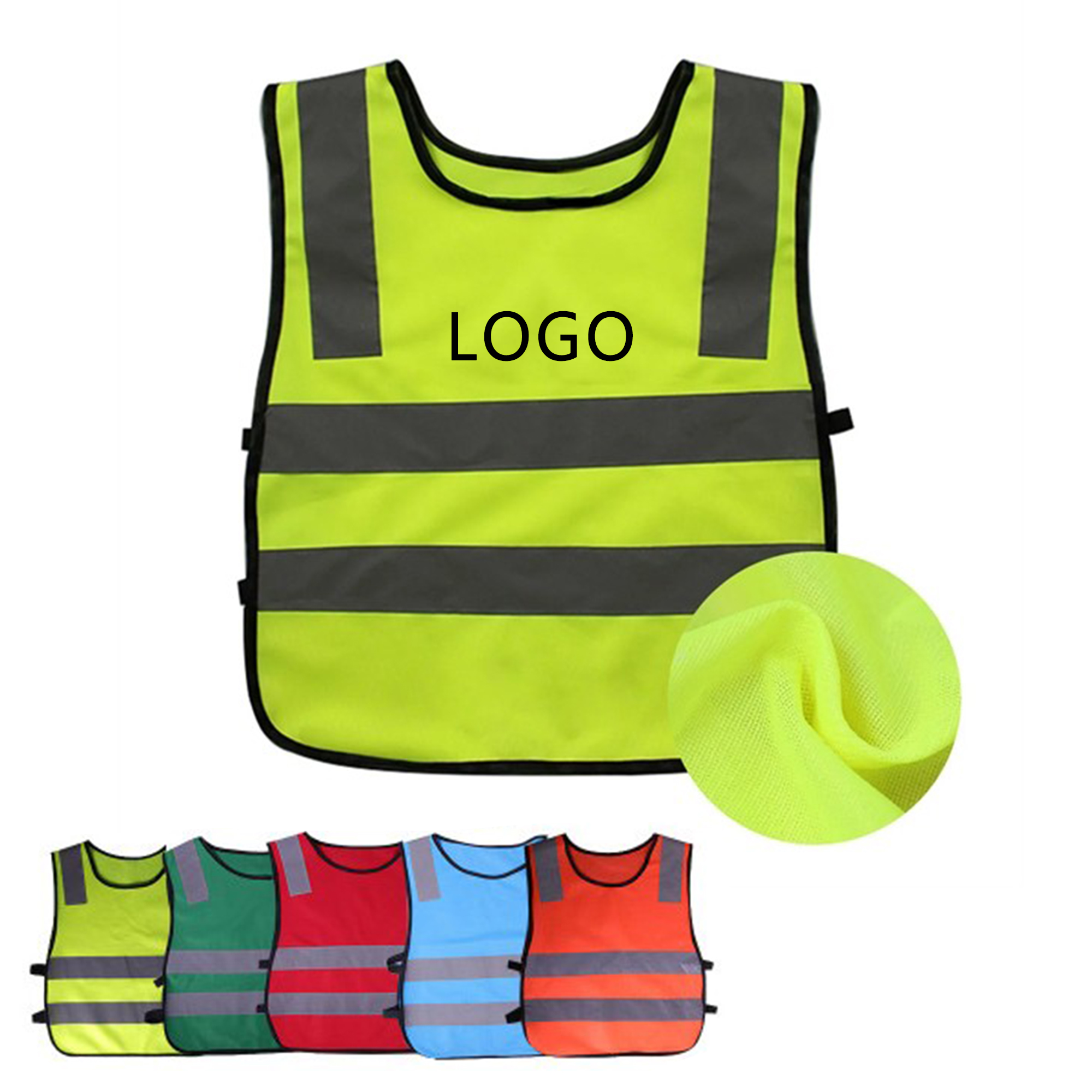 Kids Reflective Safety Vest Night Visibility 7