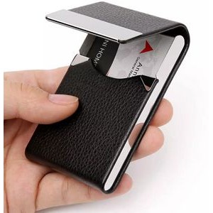 PU Leather Business Card Holder 3