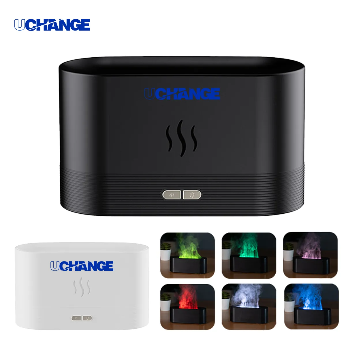 Flame Effect Aromatherapy Diffuser With Humidifier 5
