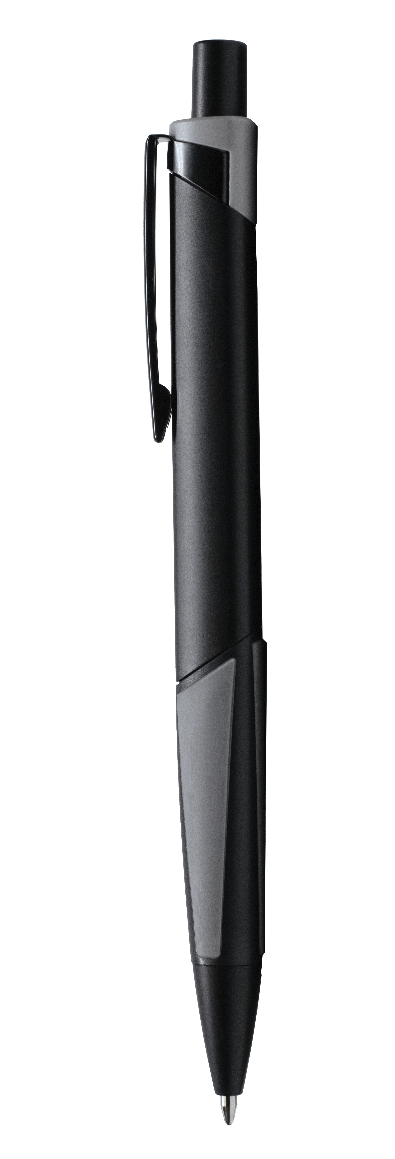 Metal Triangular Retractable Ballpoint Pen with Finger Grip 4