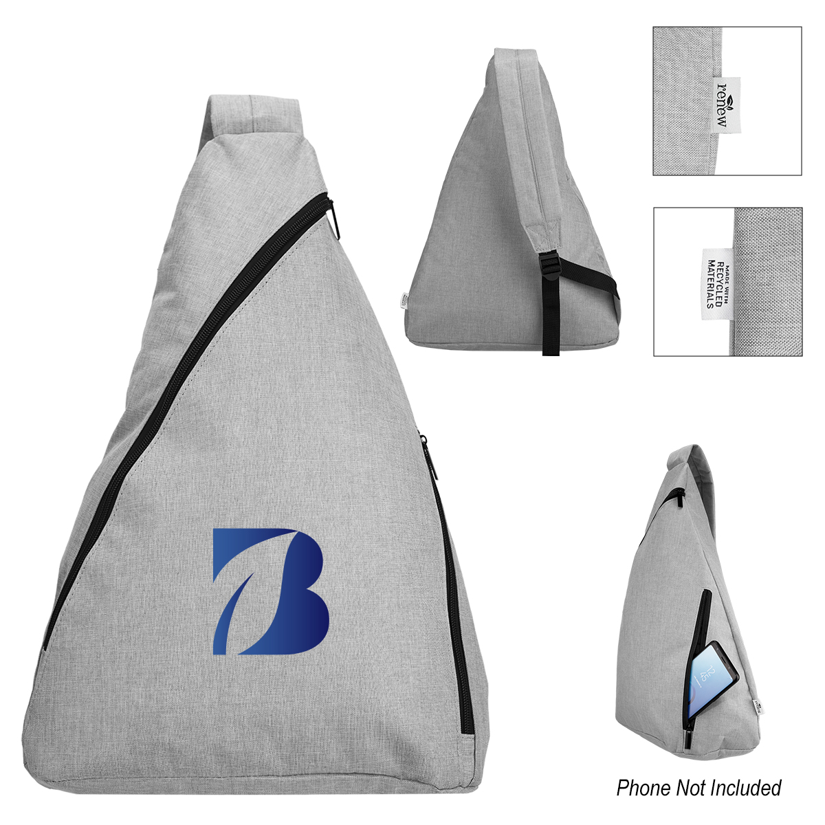 Habitat rPET Heathered Sling Bag 3