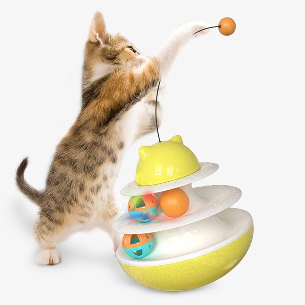 The Turntable Missed The Cat Tumbler Toy 2