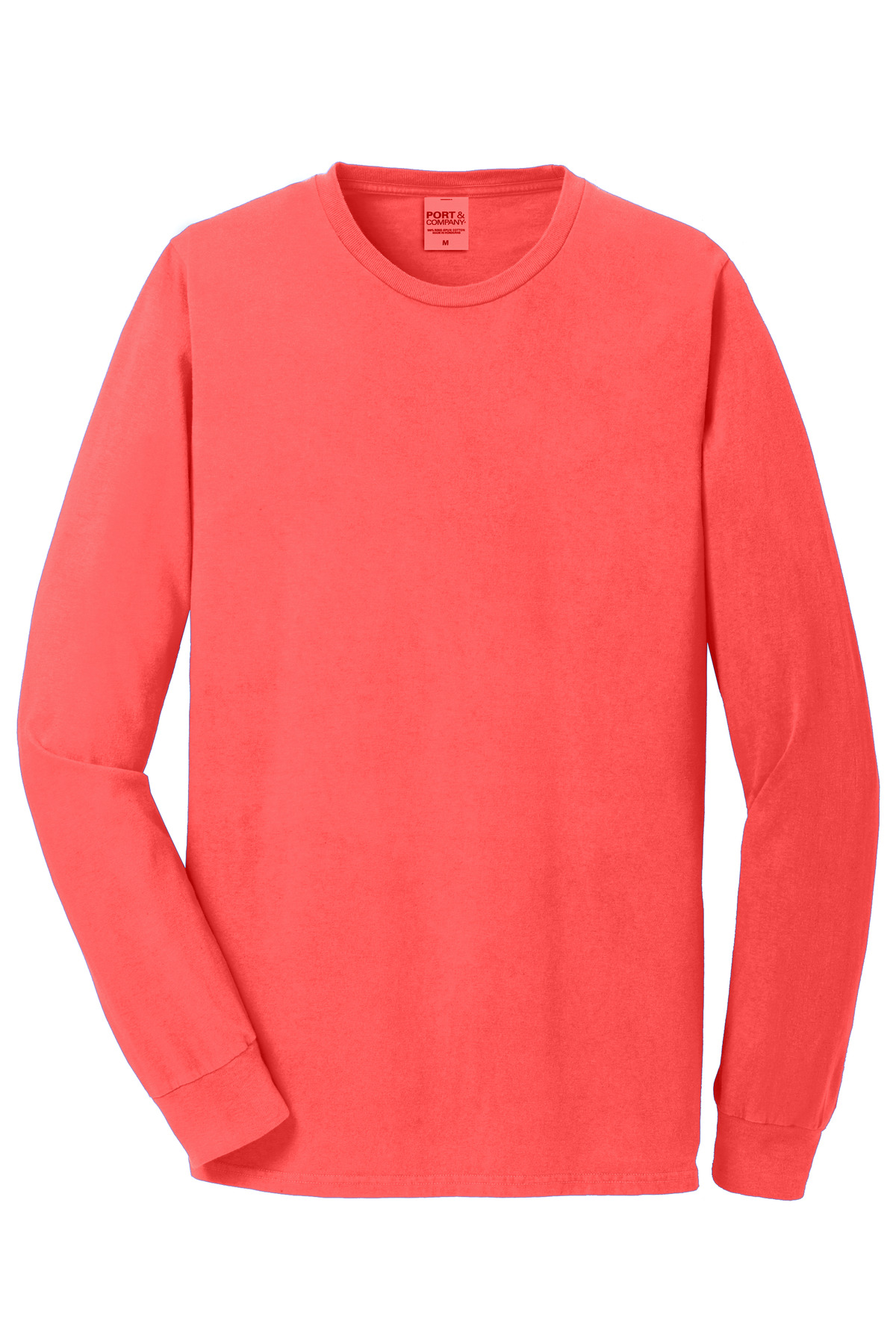 Port & Co Beach Wash Garment-Dyed Long Sleeve Tee PC099LS 80
