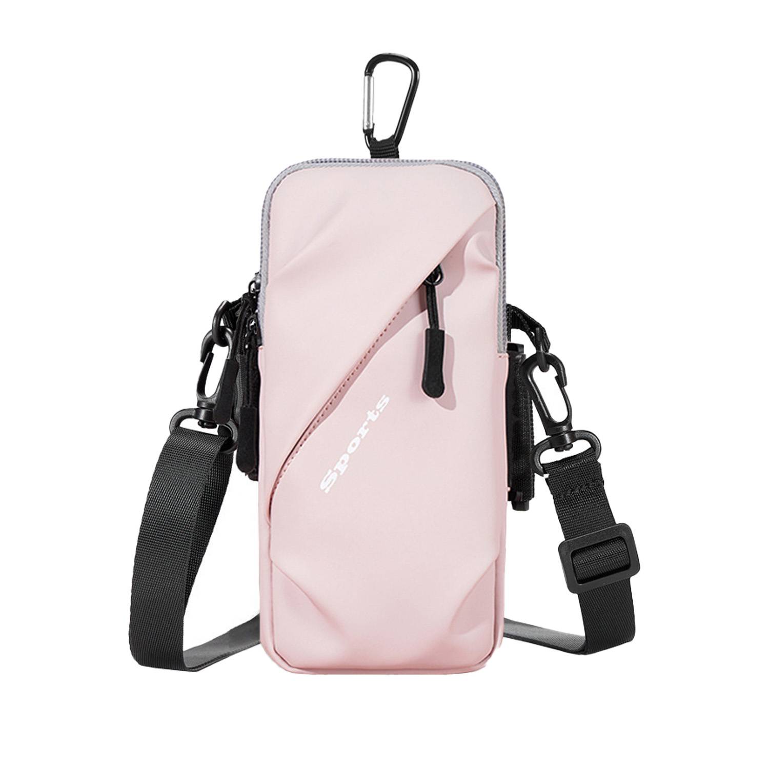 Phone Running Arm Pouch Crossbody Bag w/ Carabiner 11