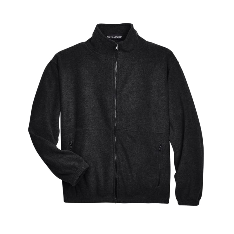 UltraClub Mens Iceberg Fleece Full-Zip Jacket 4