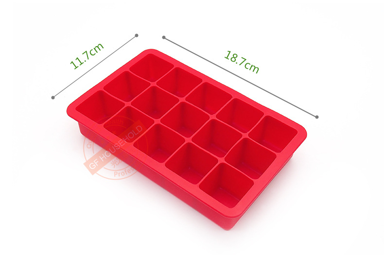 24 Compartment Silicone Ice Tray / Lid 6