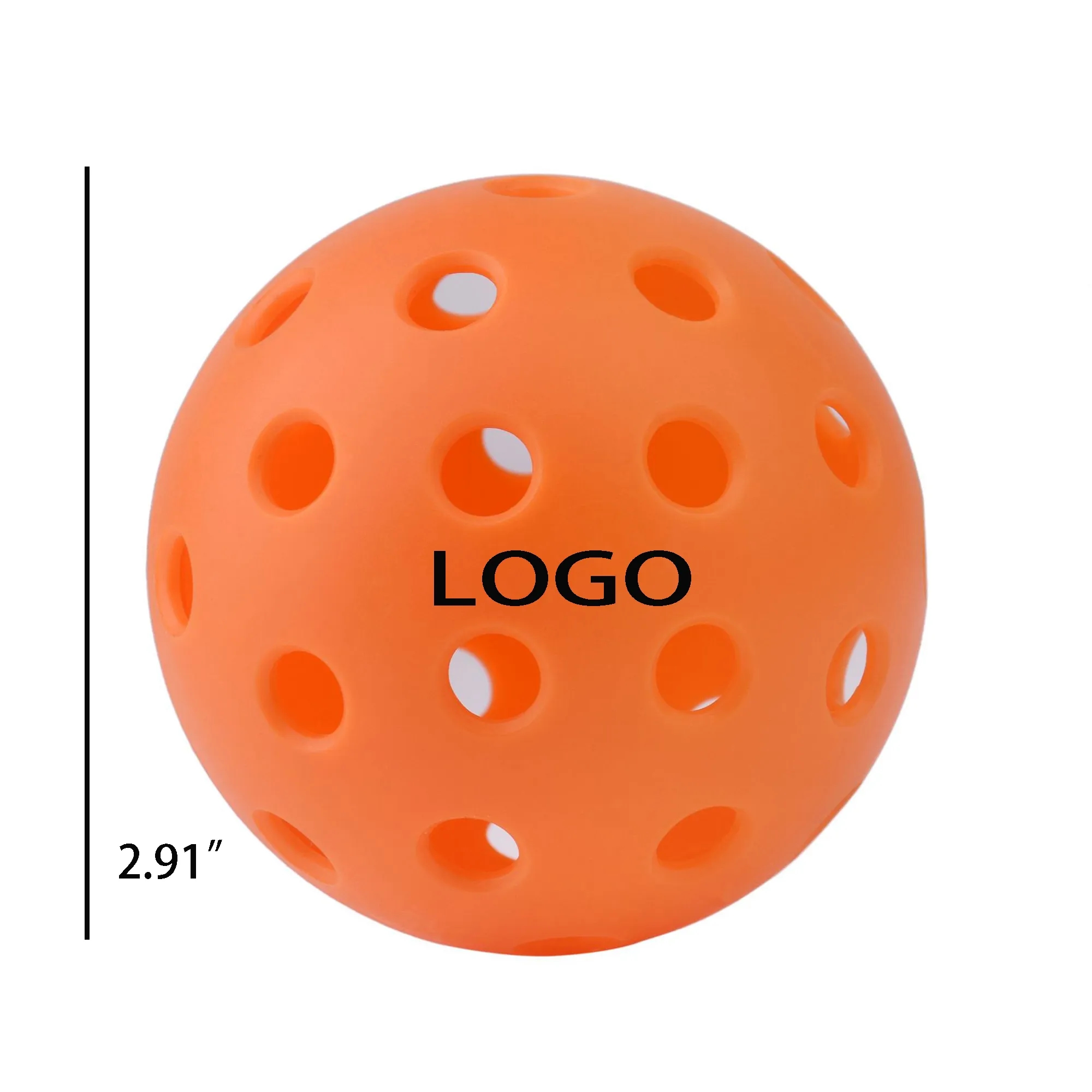 Outdoor Pickleball, custom sports ball with logo imprint 5