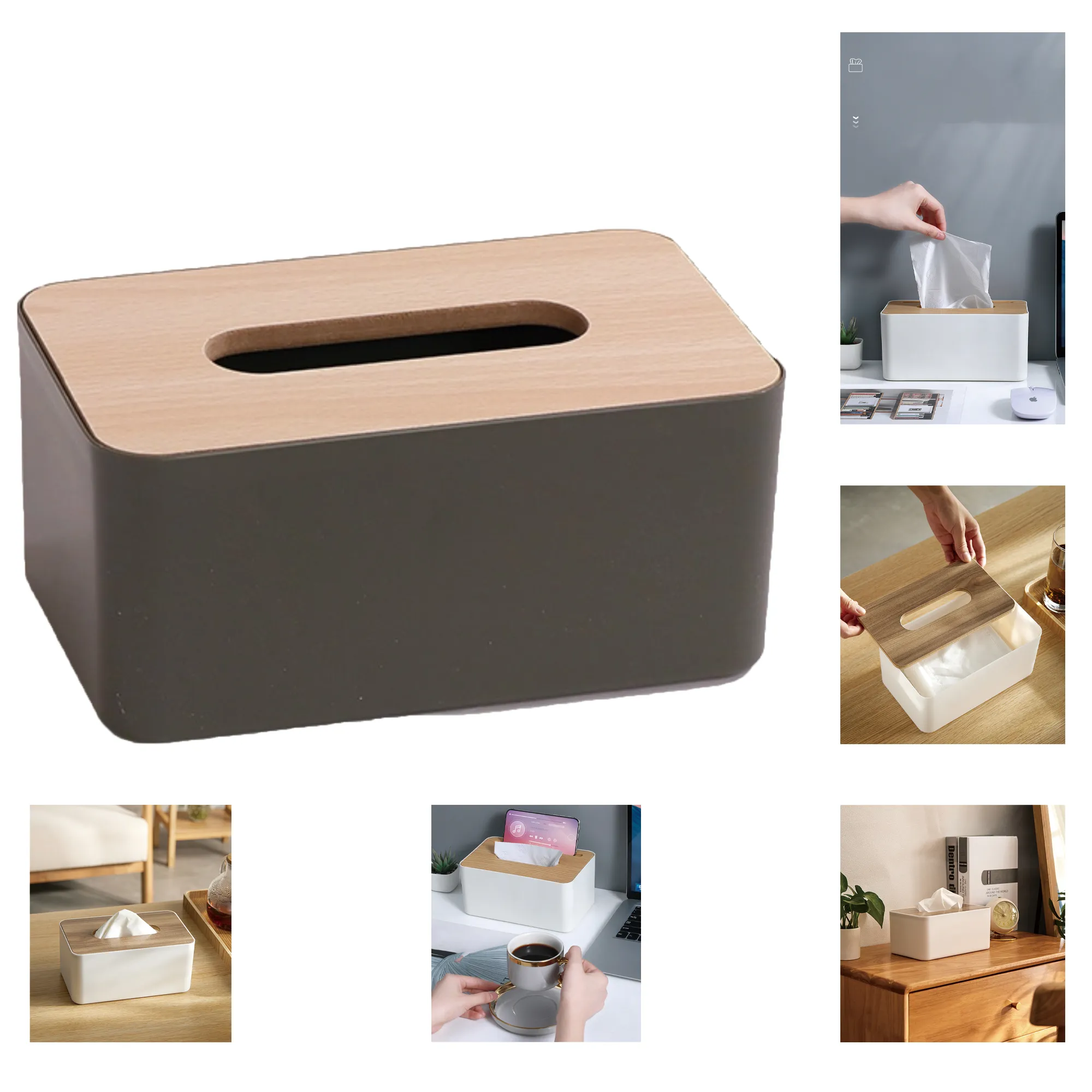 Minimalist Japanese-Style Tissue Box 5
