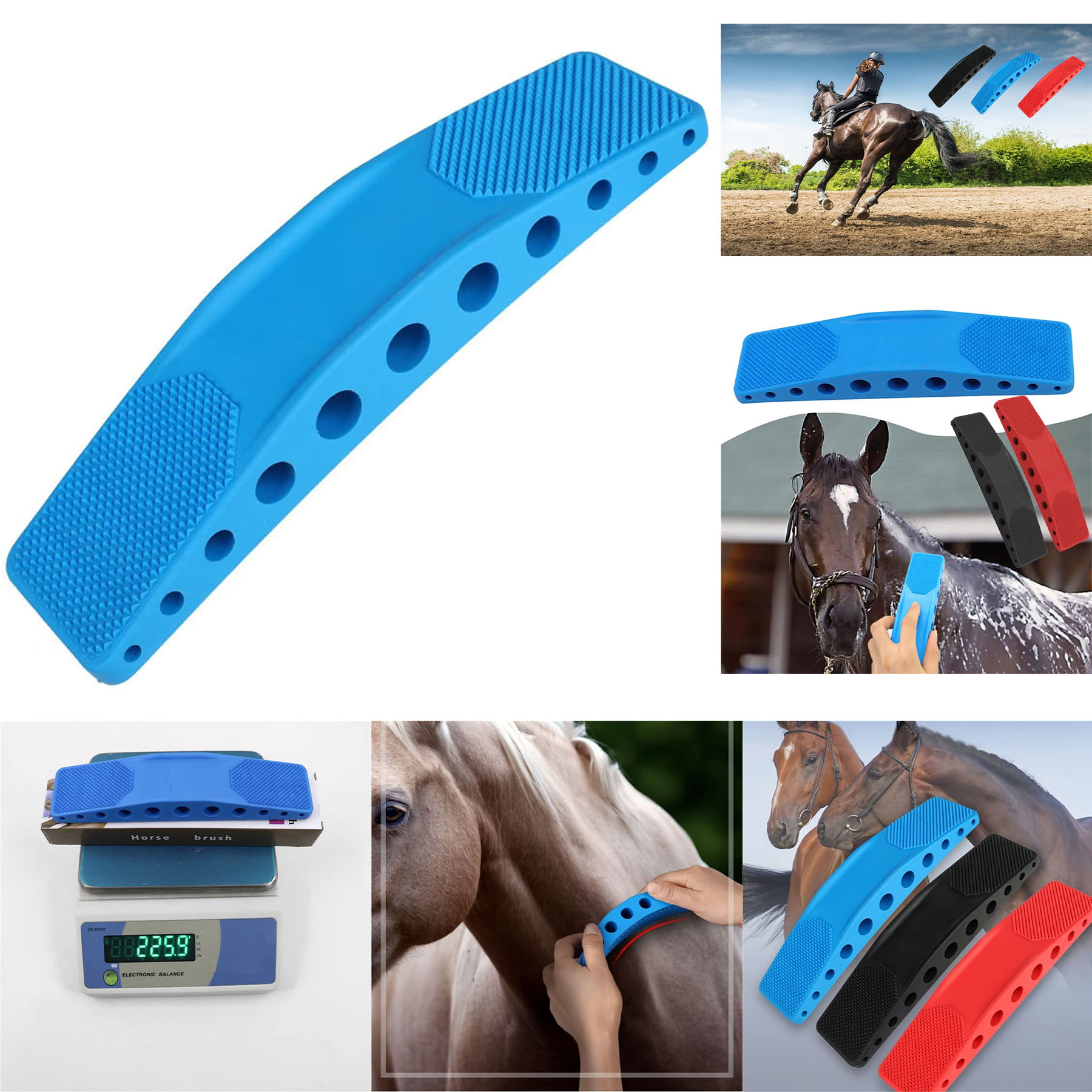 Horse Grooming Massage Hair Brush 2