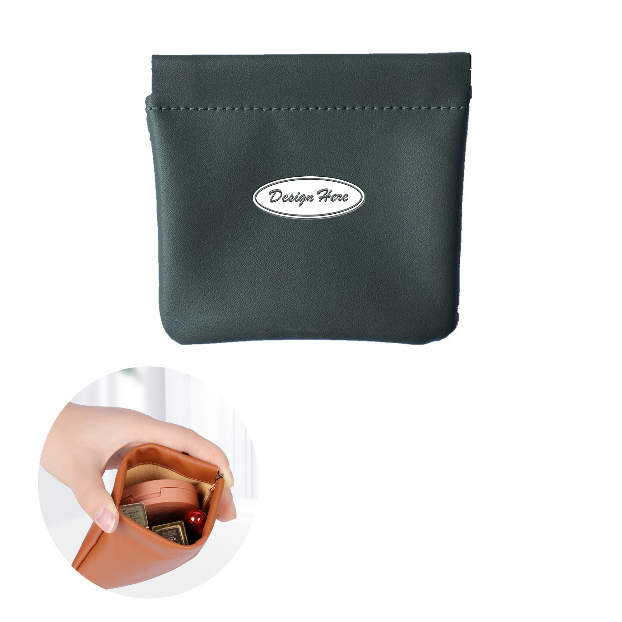 High-Quality Square Leather Bag with Bold, Lasting Colors 3