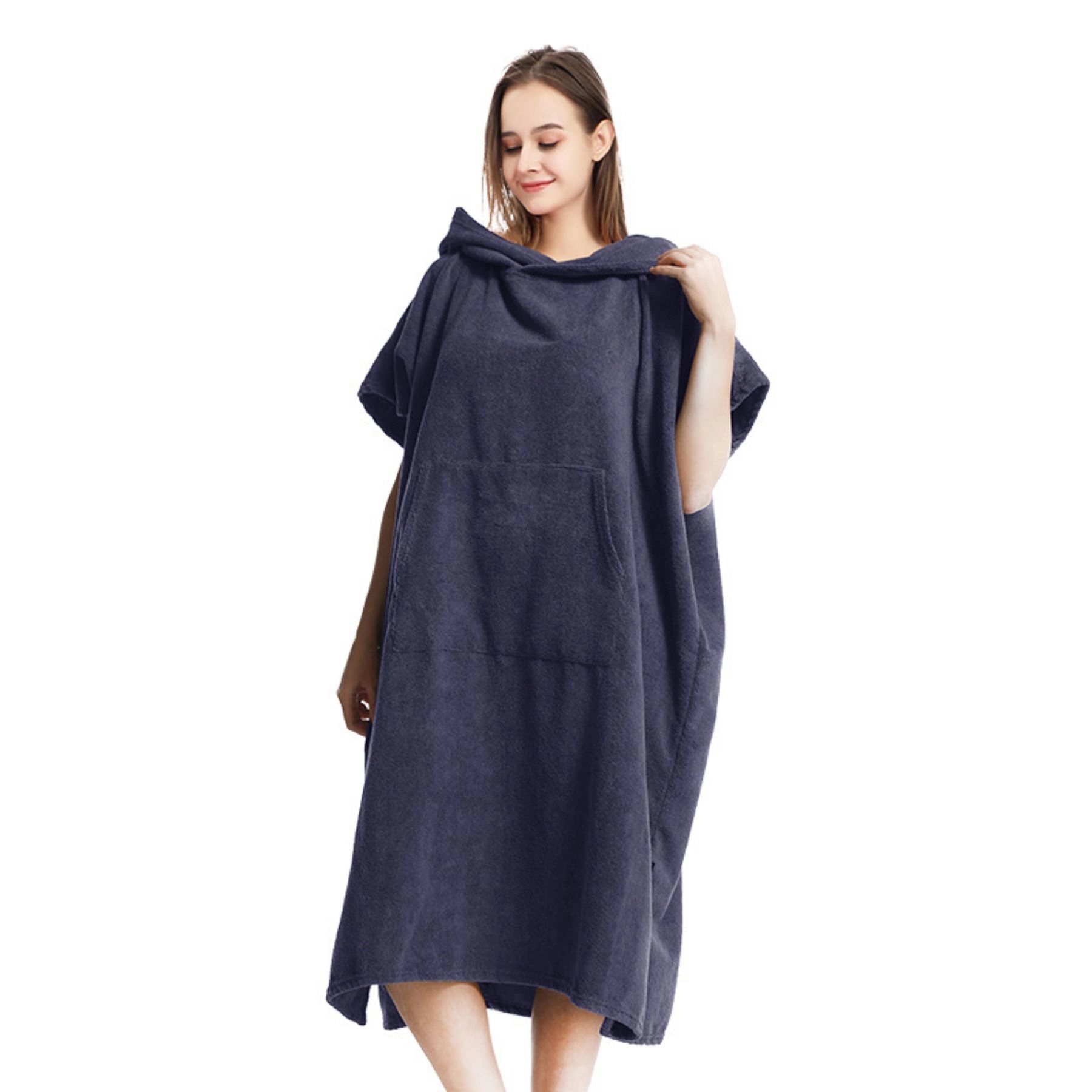 Quick Dry Hooded Towel Poncho 7