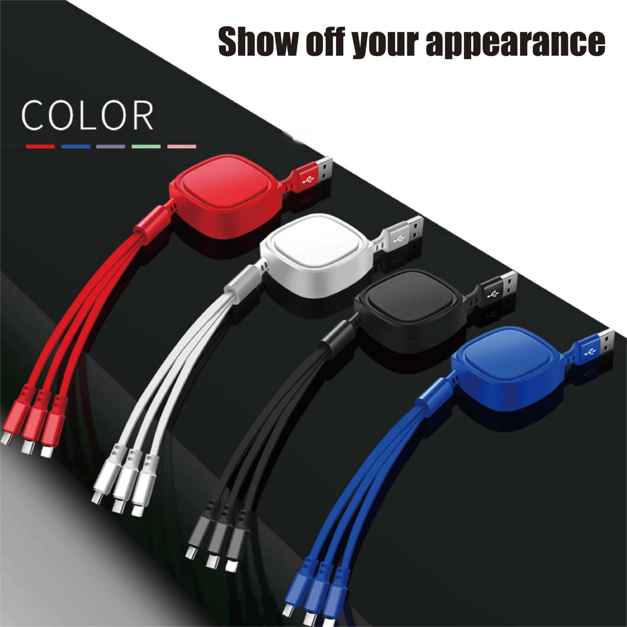 3-In-1 Retractable Charging Cable 4