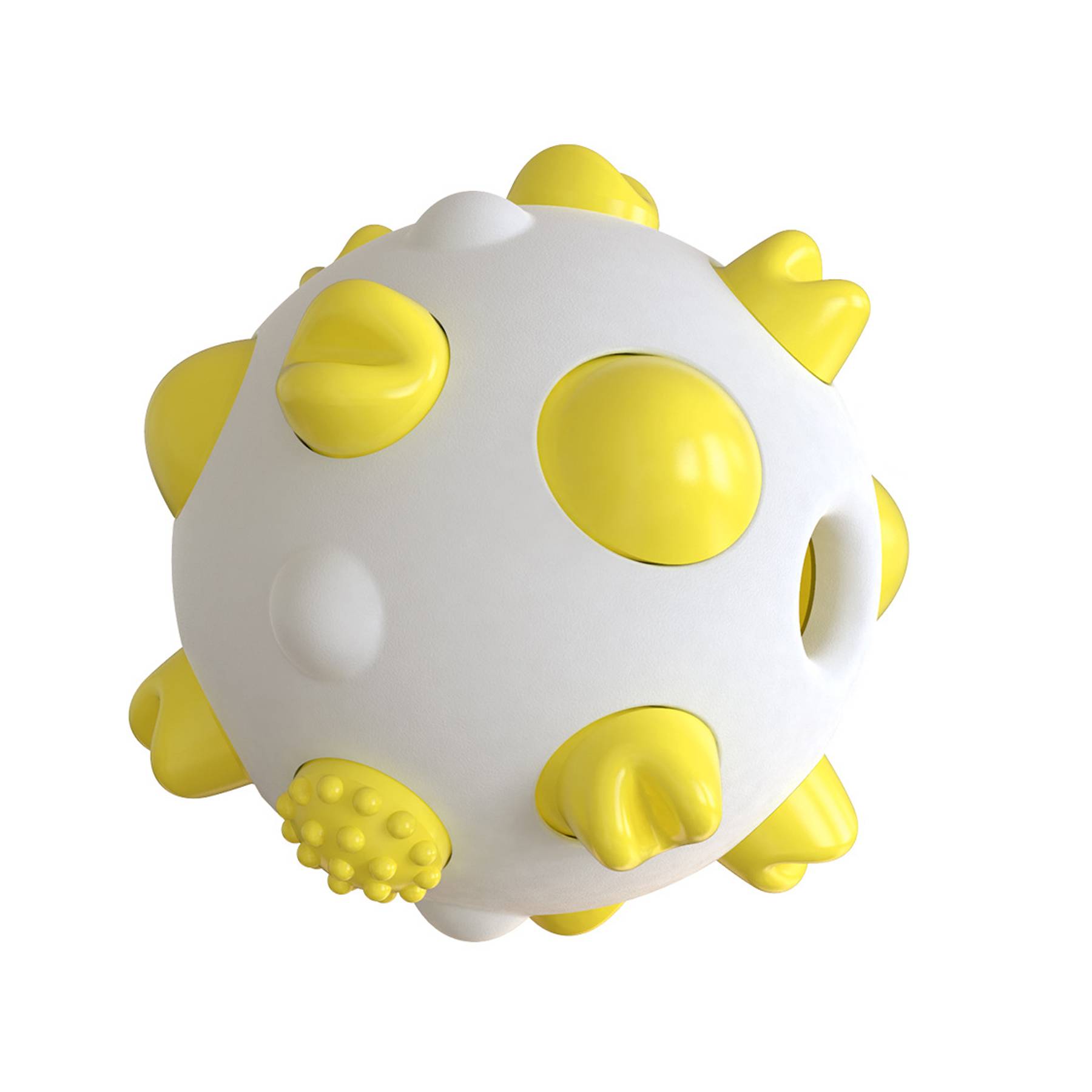 Rubber Spherical Chewing Resistant Dog Molar Stick Toy 3
