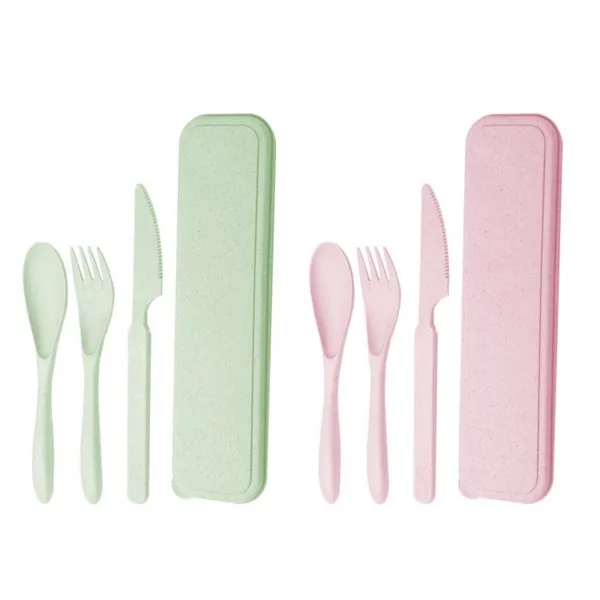 Wheat Straw Cutlery Set 1