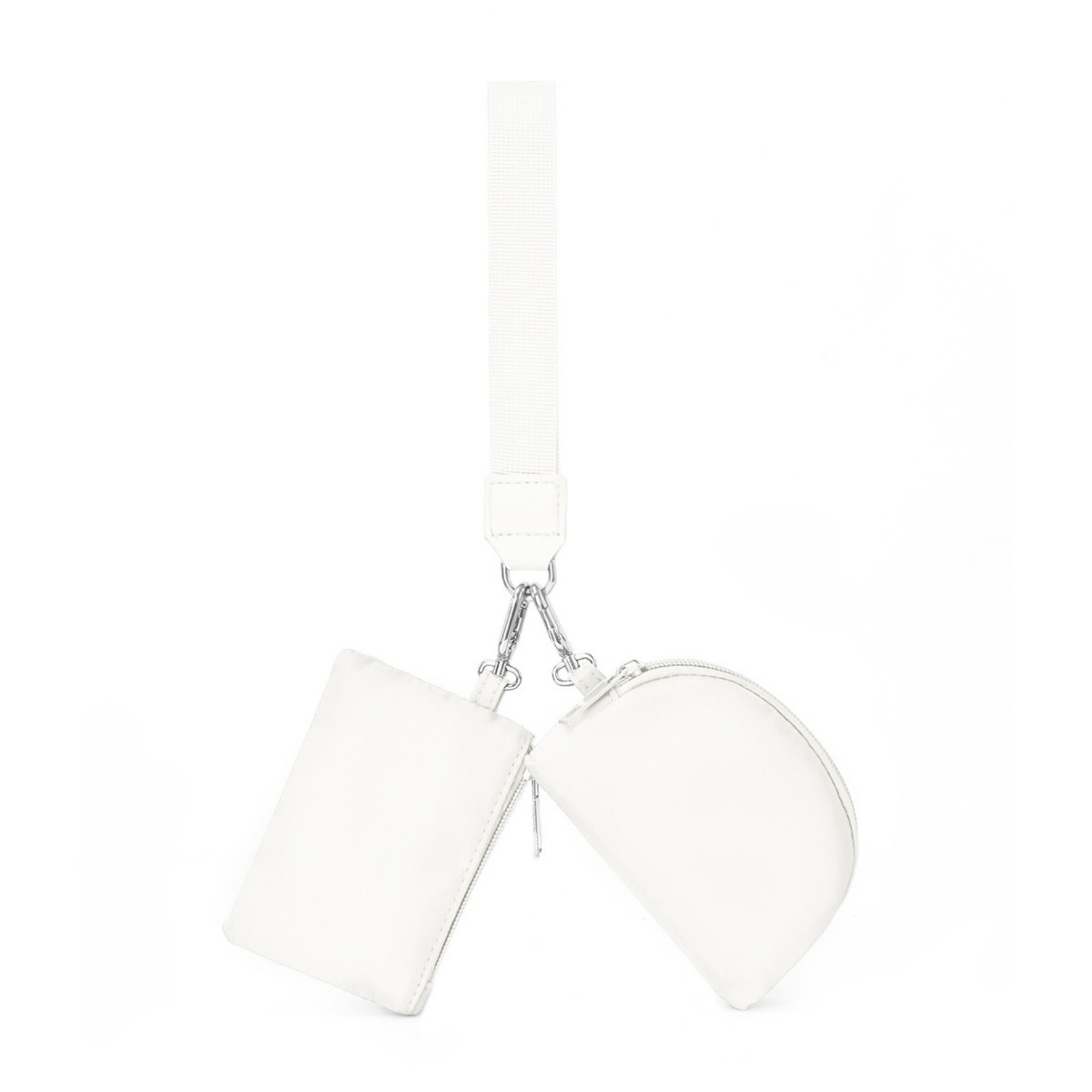 Dual Pouch Wristlet Keychain Wallet 4