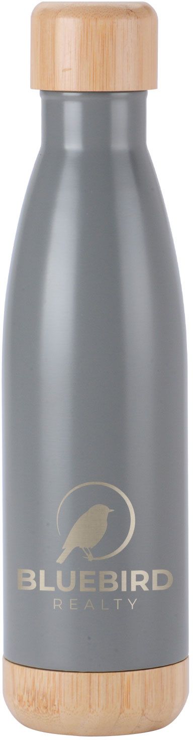 VOYAGER BOTTLE WITH BAMBOO BASE & LID 17 OZ 18